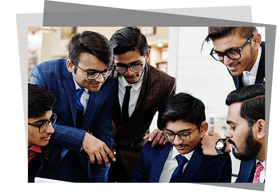 Students in discussion